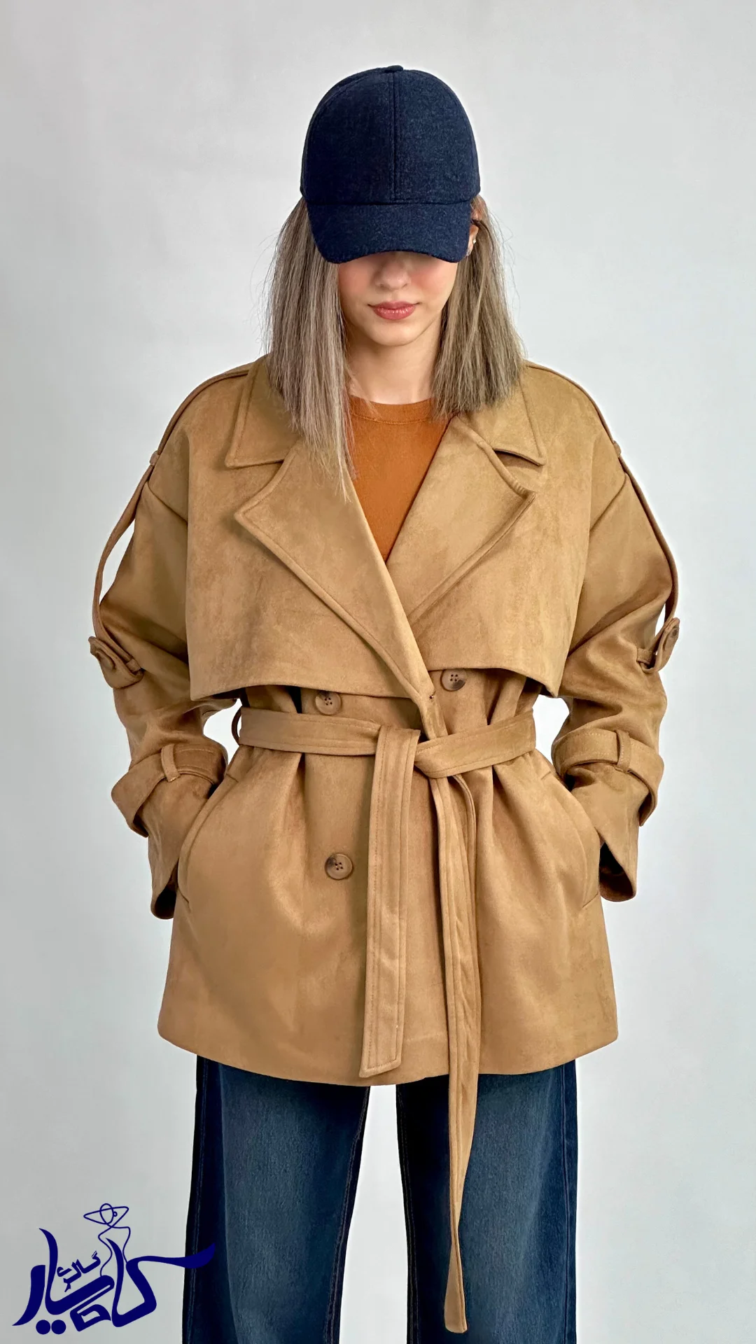 پالتو سوییت شنل دار برند MECE - تصویر 1