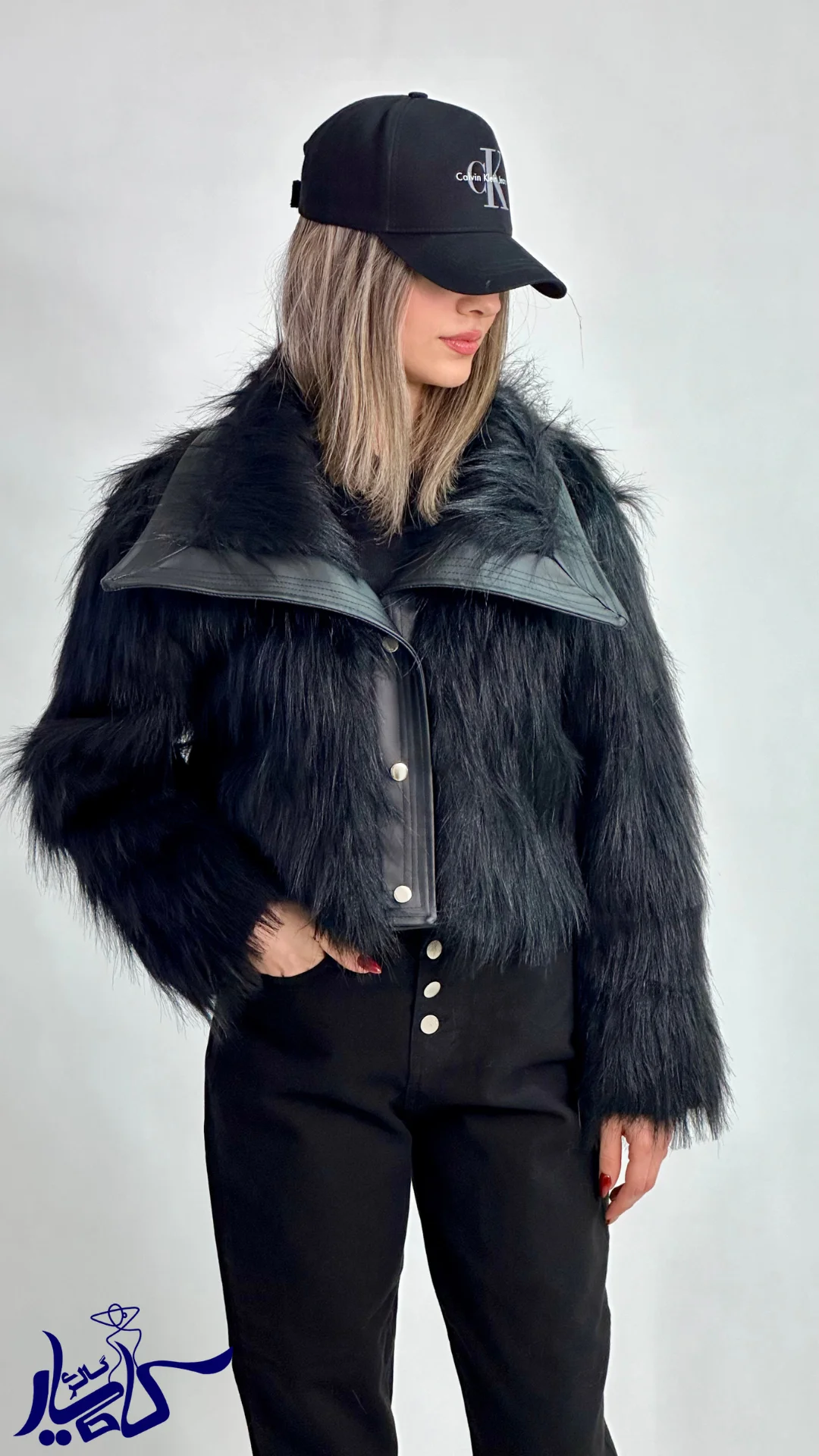 پالتو پوست یقه چرم یونایتی - تصویر 1