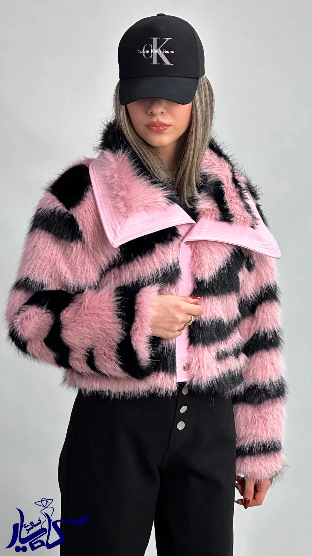 پالتو پوست یقه چرم یونایتی - تصویر 4