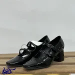 کفش ورنی پاشنه مشکی