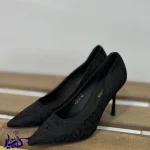 کفش پاشنه بلند شاین دار
