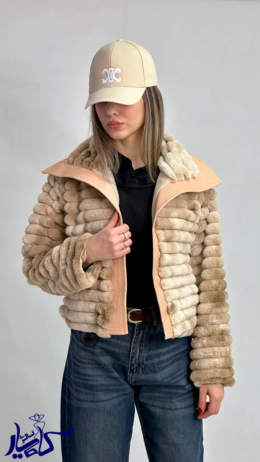 پالتو پوست کوتاه طرح سوسیسی - تصویر 3