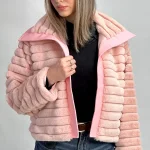 پالتو پوست کوتاه طرح سوسیسی