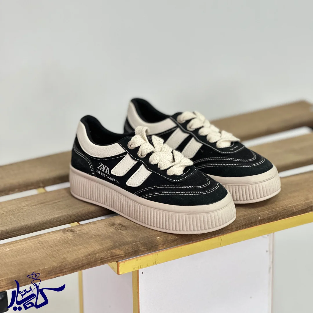 کتونی زارا مشکی - تصویر 1