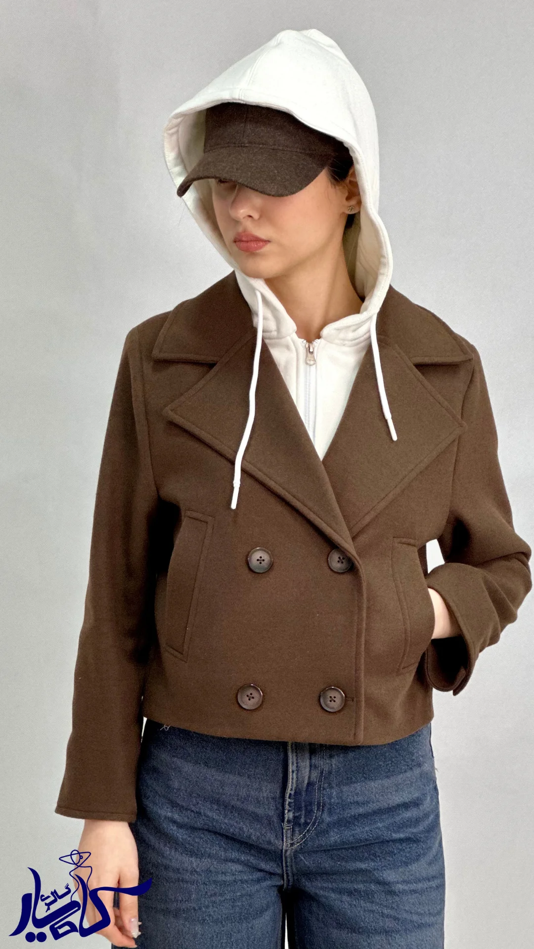 کت کراپ هودی زارا - تصویر 4